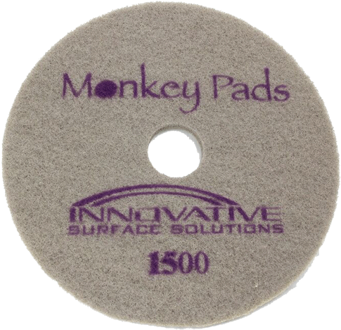 Monkey Diamond Floor Pads 20 Inch 1500 Grit - Monkey Diamond Floor Pads 17 Inch 200 Grit Brown For (500x500), Png Download