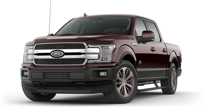 2018 Ford F-150 King Ranch Trim - F150 King Ranch Magma Red (768x384), Png Download