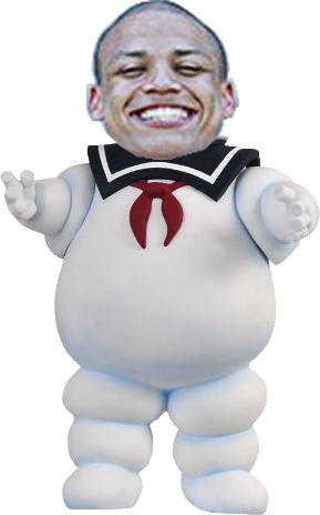 Daniel On Twitter - Stay Puft Marshmallow Man (289x464), Png Download