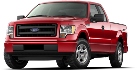 2014 Ford F150 Stx - Partsam 2009-2014 Ford F-150 White Interior Led Package (504x378), Png Download