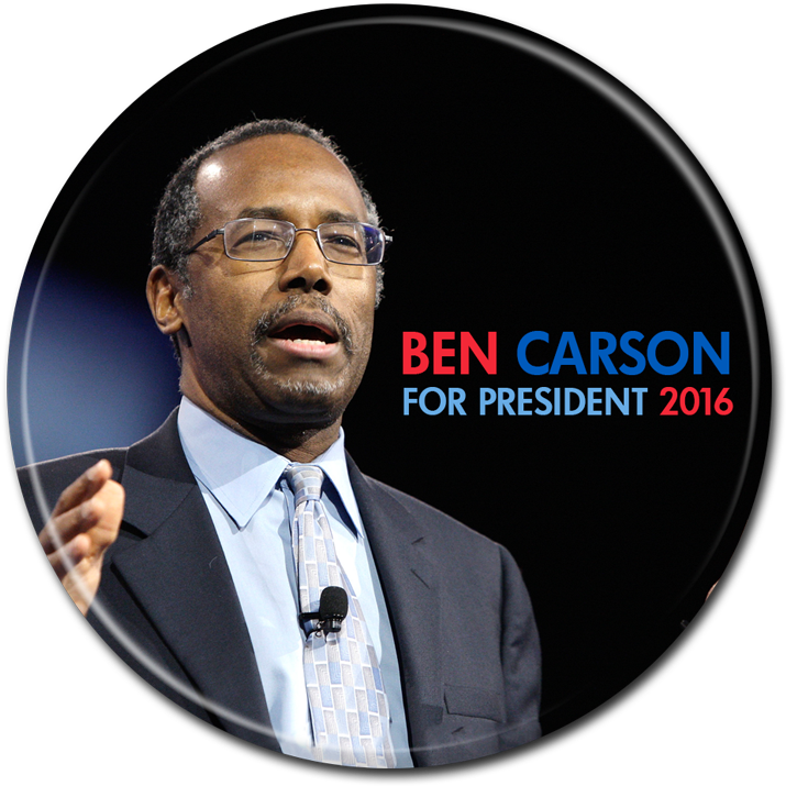 Ben Carson Button - Ben Carson Stupid Meme (800x800), Png Download