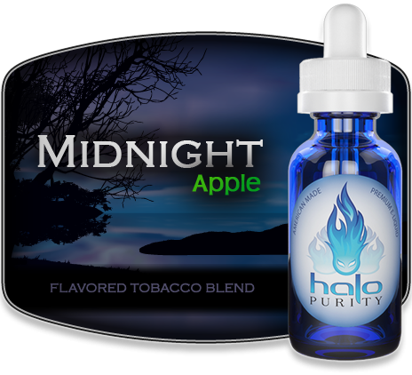 Midnight Apple - E Juice Halo Midnight Apple (464x422), Png Download