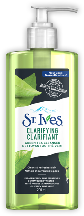Green Tea Acne Control Cleanser - St Ives Apricot Scrub (530x787), Png Download
