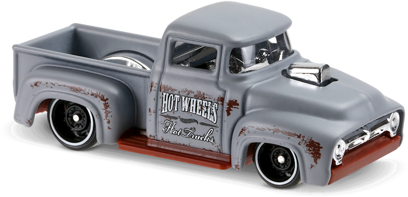 Custom '56 Ford Truck - Hot Wheels Custom 56 Ford Truck (892x407), Png Download