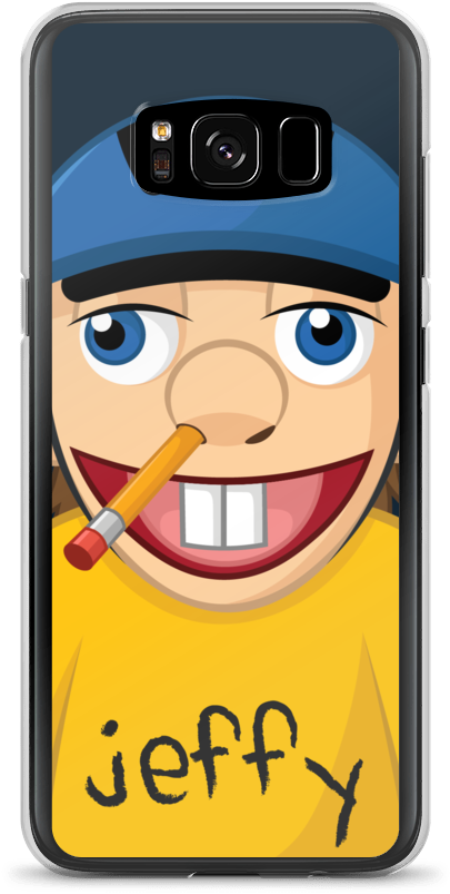 Jeffy Samsung Case - Cartoon (1000x1000), Png Download