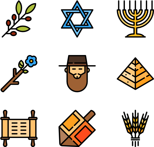 Judaism - Jewish Icons (600x564), Png Download
