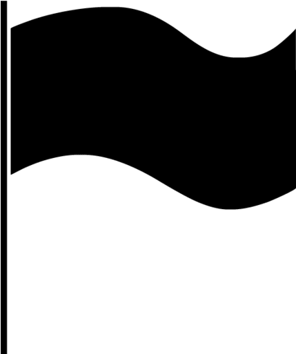 Black Flag Icon - Red Flag Icon Png (750x750), Png Download