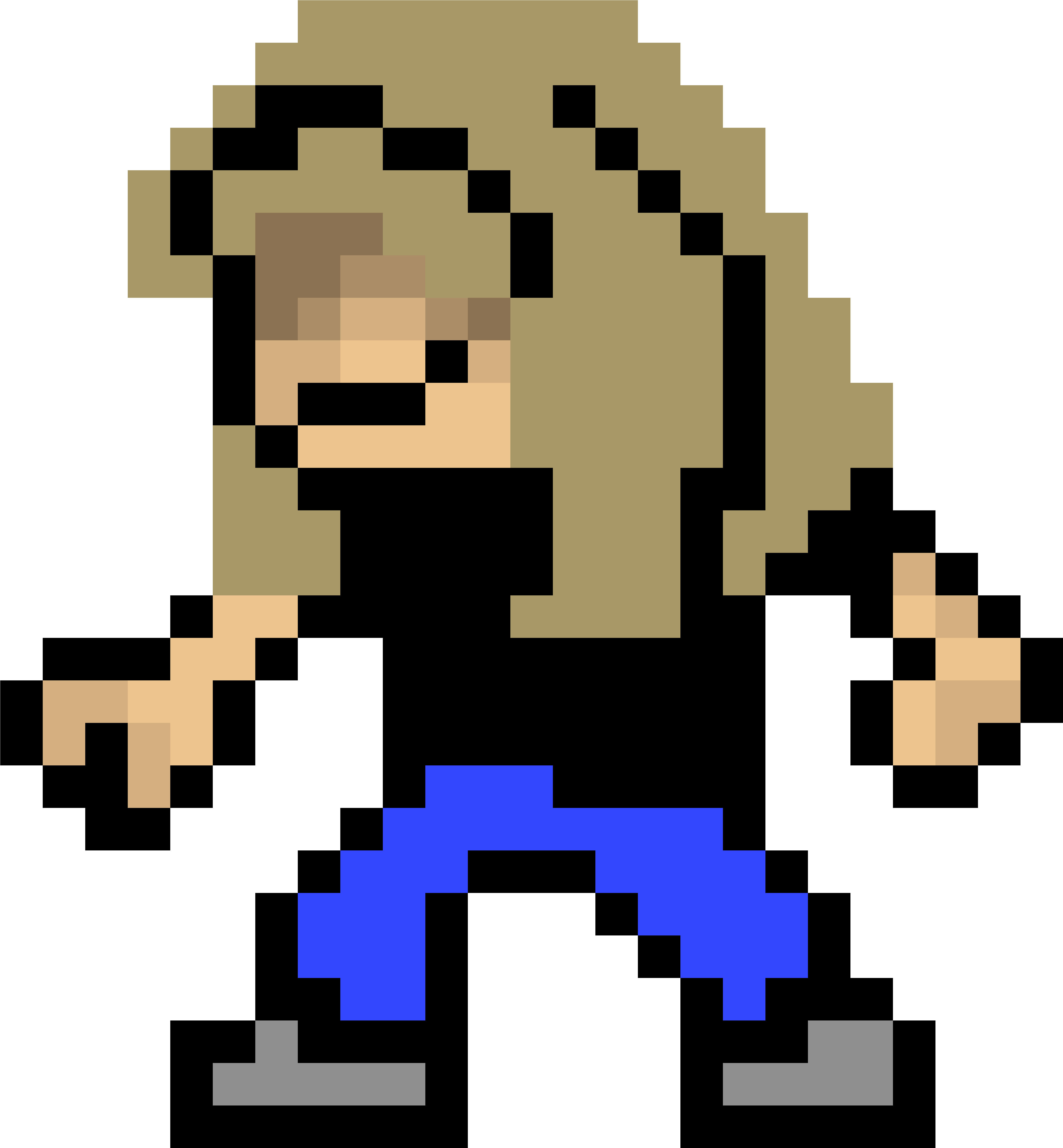 Pixel Art Gallery Png Jeffy Pixel Art - Cartoon (6200x5800), Png Download