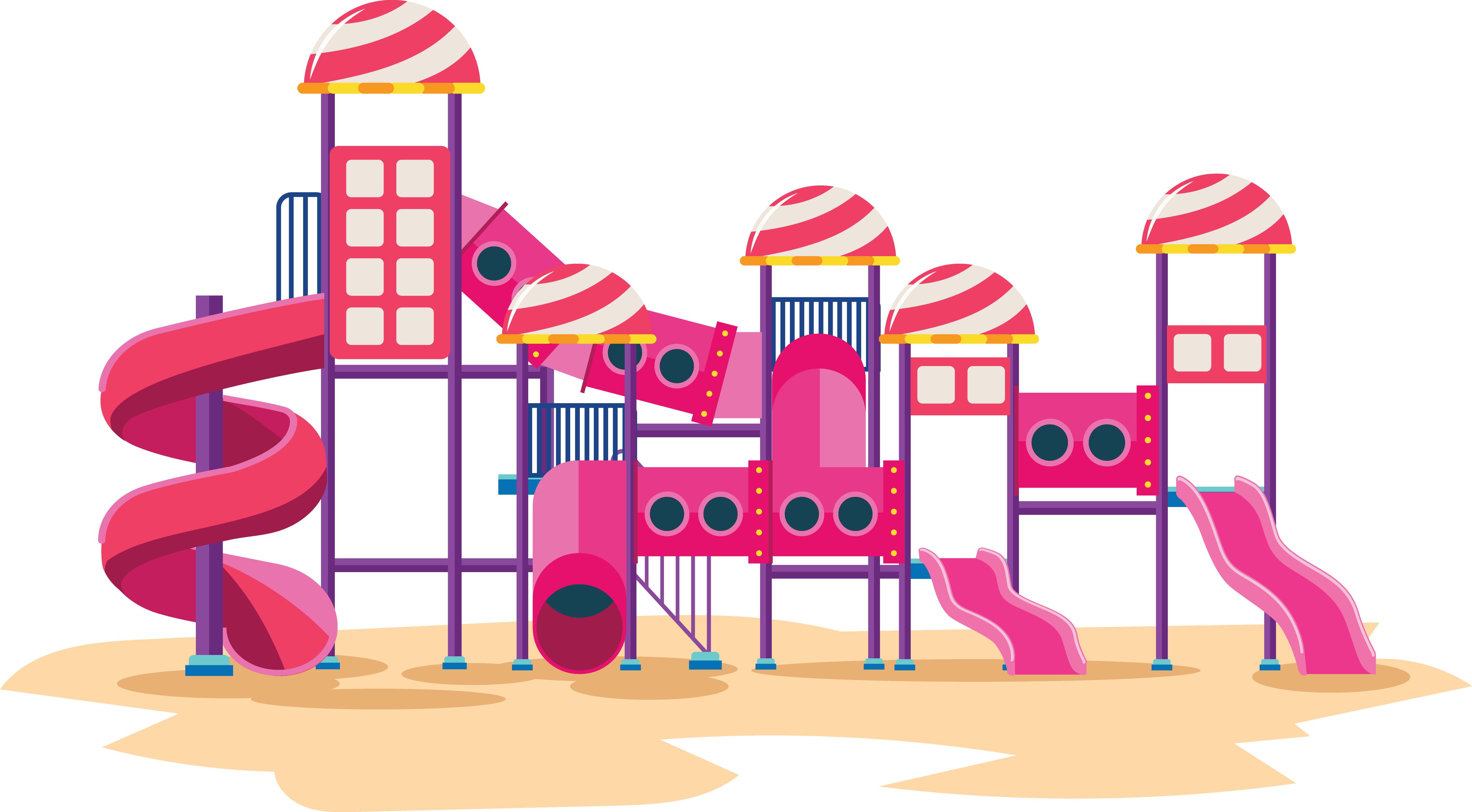 Toys Vector Playground Png Download - Playground Clip Art (5434x2999), Png Download