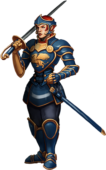 Paladin Fp - Elvenar (343x600), Png Download