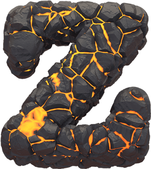 Burn Hot Lava Font - Font (595x595), Png Download