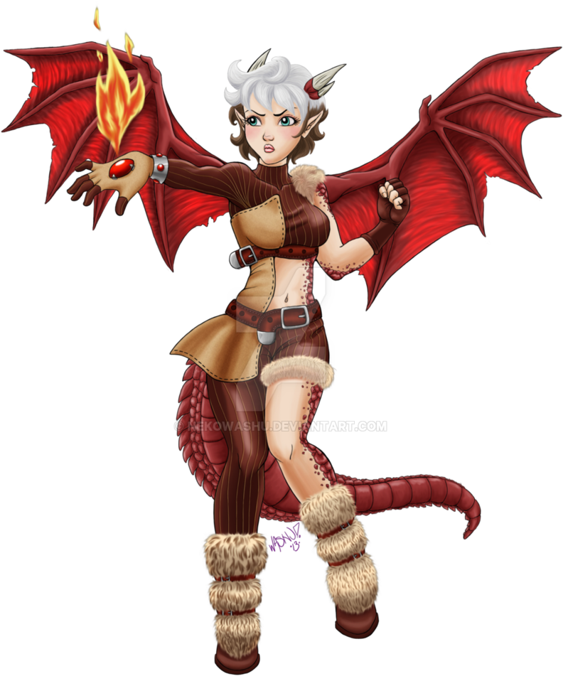 Dragon Half Armor By Nekowashu On Deviantart - Half Dragon Half Human Female (832x960), Png Download