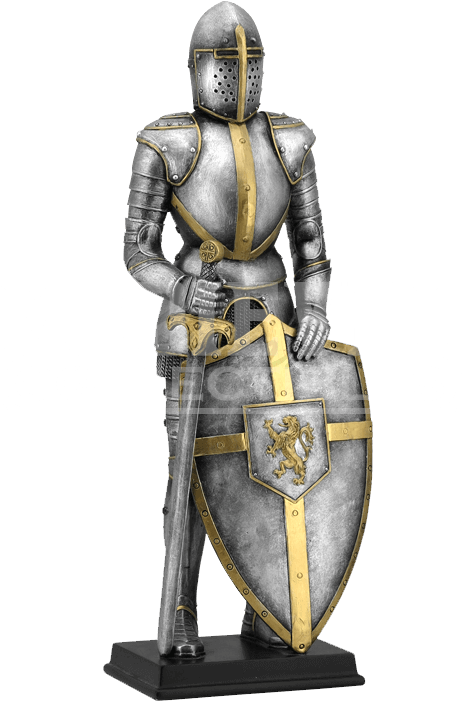 Lion Crest Suit Of Armor Statue - Knight Armor Medieval Times (733x733), Png Download