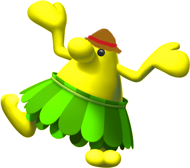 Fisherman Pianta3d - Pianta Mario (667x599), Png Download