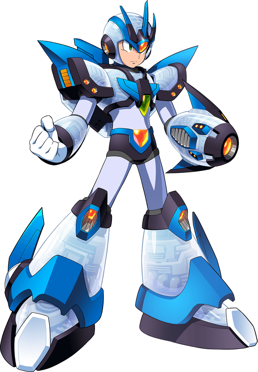 Grab The Hi Res Png From The Official Site - Megaman X Challenge Armor (833x1200), Png Download