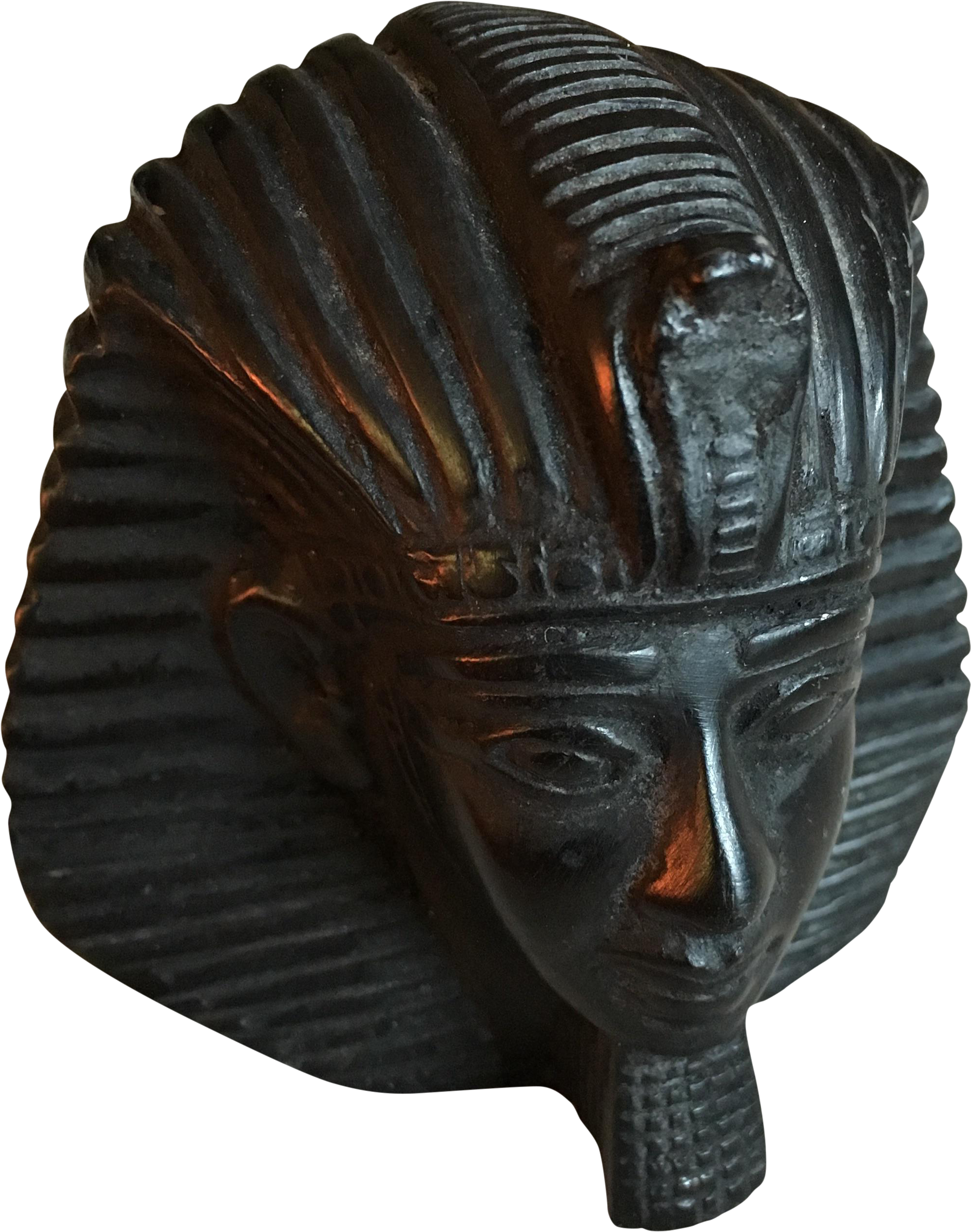 Vintage Egyptian Resin King Tut Bust On Chairish - Bronze Sculpture (2212x2809), Png Download
