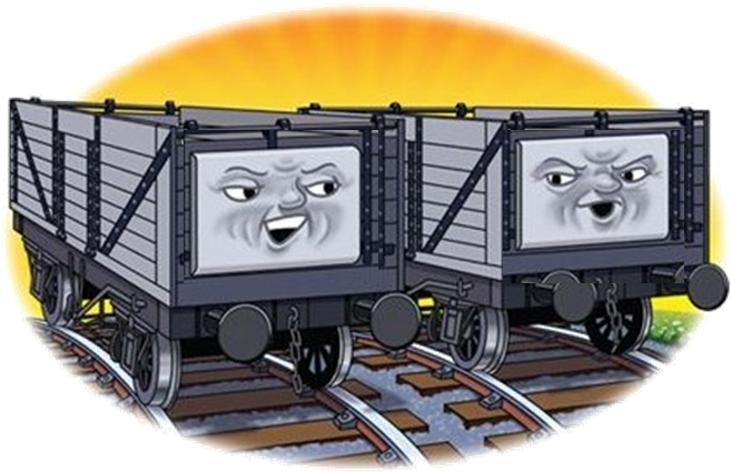 Troublesome Trucks - Thomas & Friends (704x454), Png Download