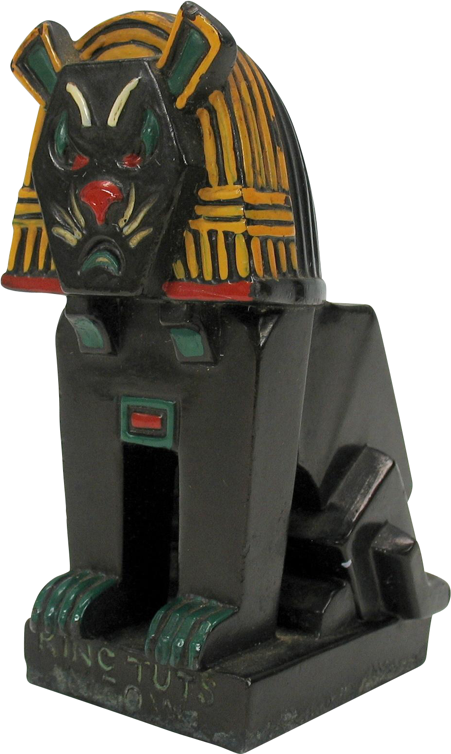 Louis Wain Cubist Cat Metal Figure King Tut's Meow - Cat (1553x1553), Png Download