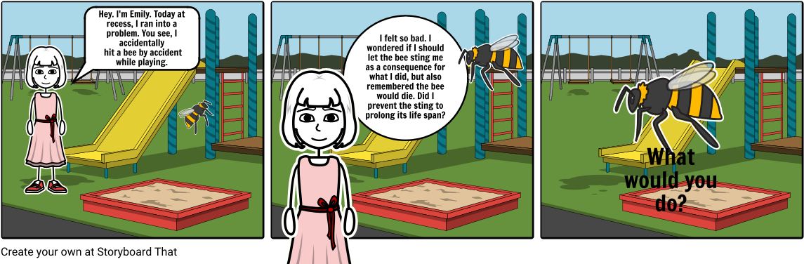 Ethical Dilemmas On The Playground - Comics (1164x385), Png Download