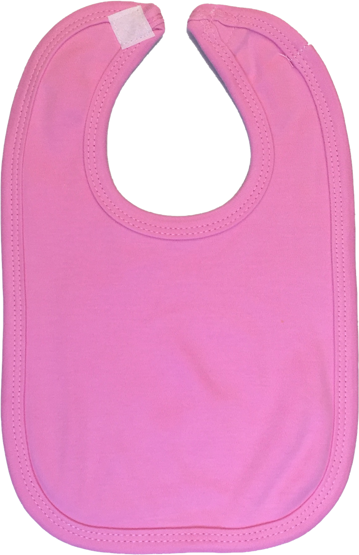 Personalized Infant Bib Bubblegum Pink - Bib (989x1280), Png Download