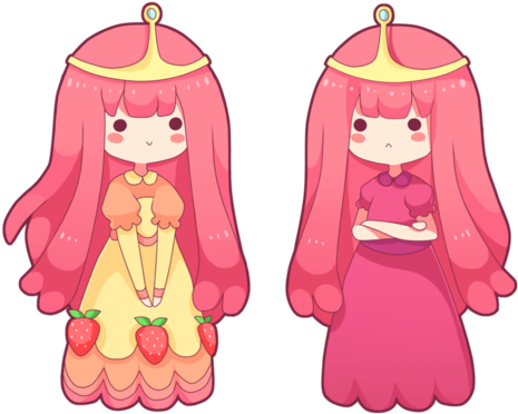 Adventure Time And Princess Bubblegum Image - Adventure Time Princess Bubblegum Cute (500x407), Png Download