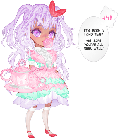 Bubblegum Girl - Cartoon (403x471), Png Download