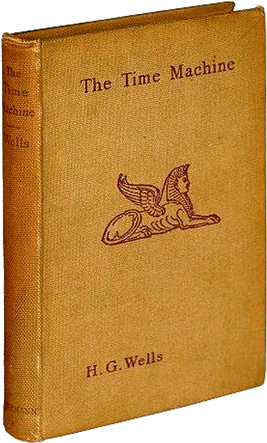 "the Time Machine - Time Machine By Hg Wells (396x650), Png Download