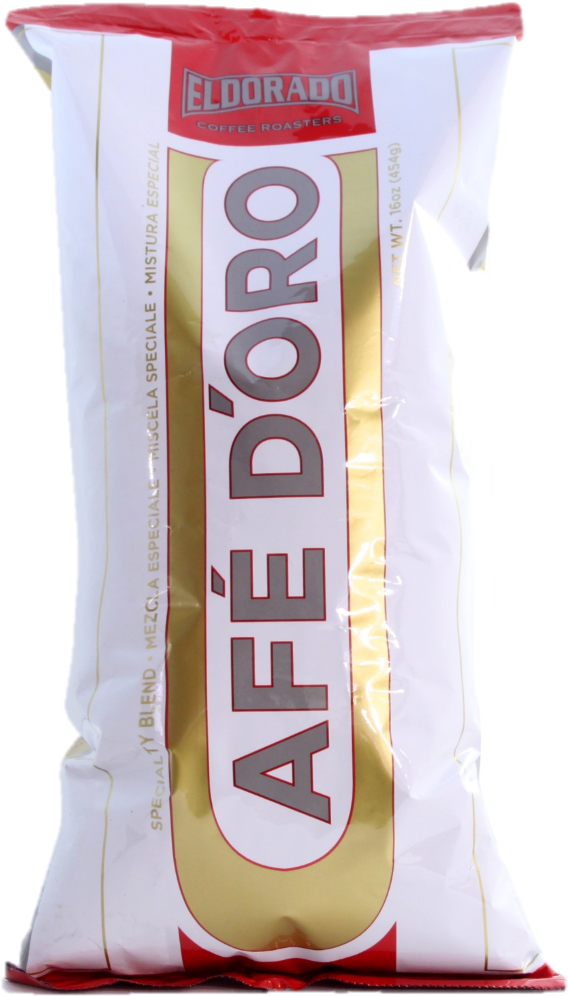 Espresso Grind / Whole Bean, 1lb Bag - Cafe De Oro Colombian Coffee (1125x1125), Png Download