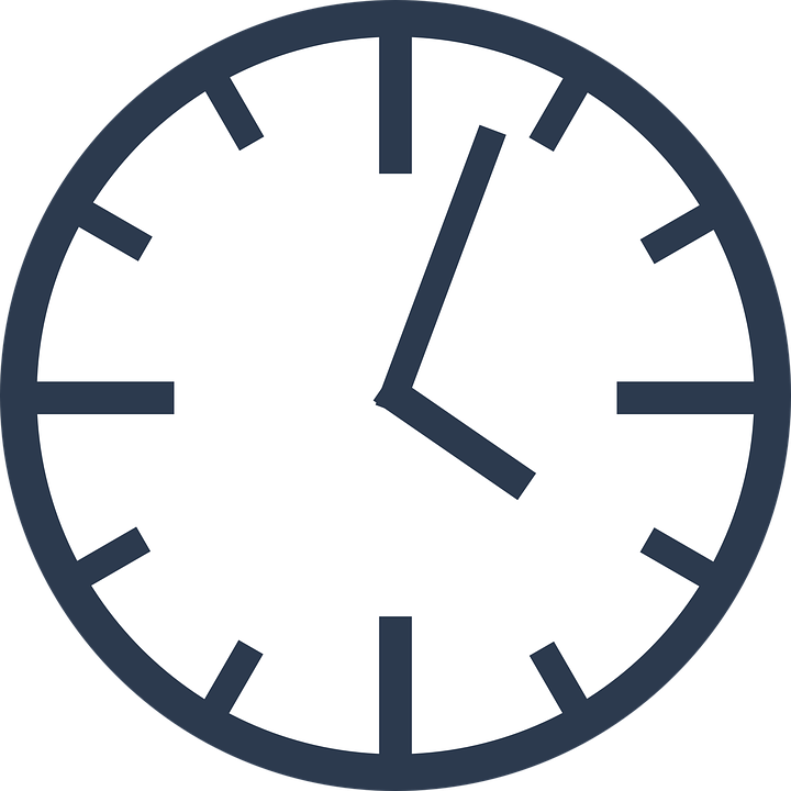 Collection Of Free Clock Clipart - Clock Clip Art Png (720x720), Png Download