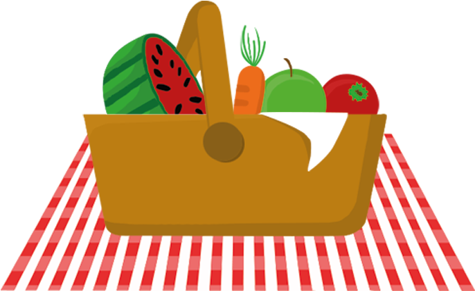 Picnic Food Png Clip Art Black And White Stock - The Broads (1000x1000), Png Download