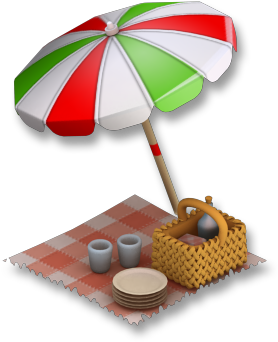 Picnic Mat - Picnic Png (391x391), Png Download