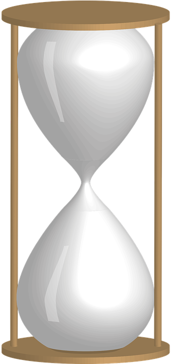 Hourglass Clipart Egg Timer - Egg Timer Png (360x720), Png Download