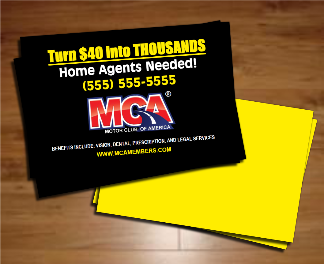 Motor Club Of America Flyer (1152x960), Png Download
