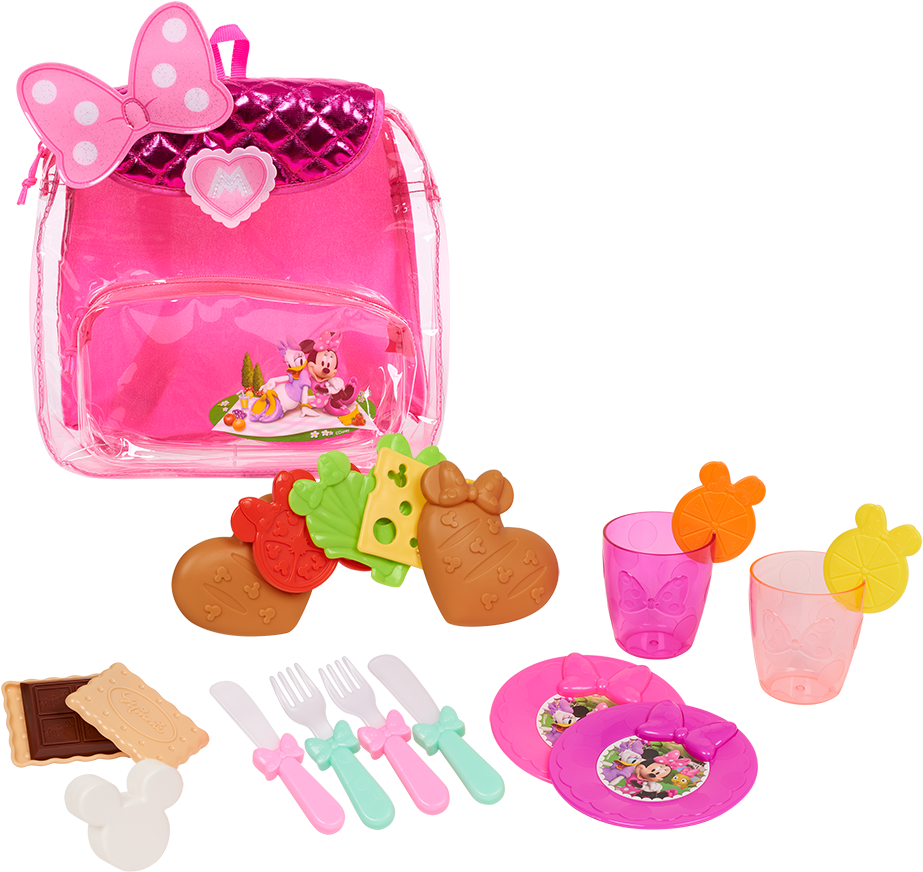 Disney Minnie Mouse Backpack Picnic Playset