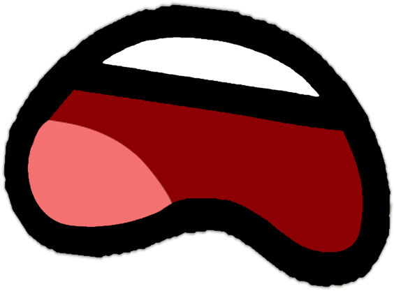 Image Shocked Object Shows - Shocked Mouth Png (577x432), Png Download