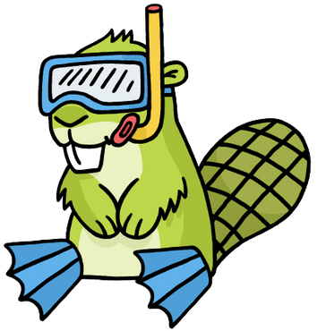 Snorkeling Adsy - Bunkieshop App - The App Beaver T Shirt (400x400), Png Download