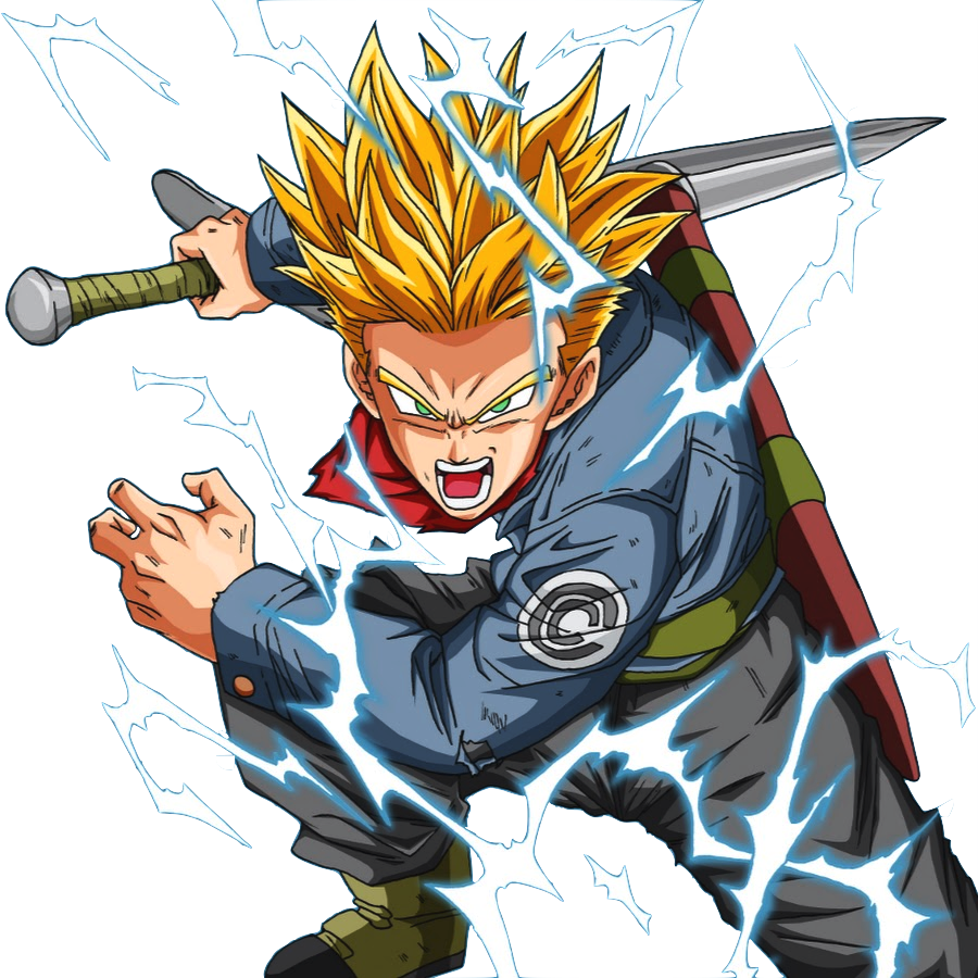 Credit To Jaredsongohan - Mirai Trunks Super Saiyan 2 (900x900), Png Download
