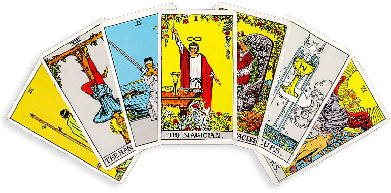 Tarotcards Clipart Rider Deck - Tarot Cards Rider Waite Png (769x403), Png Download