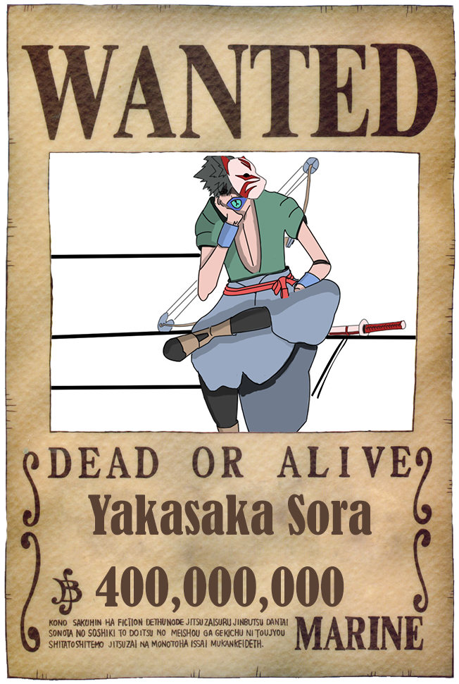 One Piece Wanted Poster, One Piece Wanted poster transparent