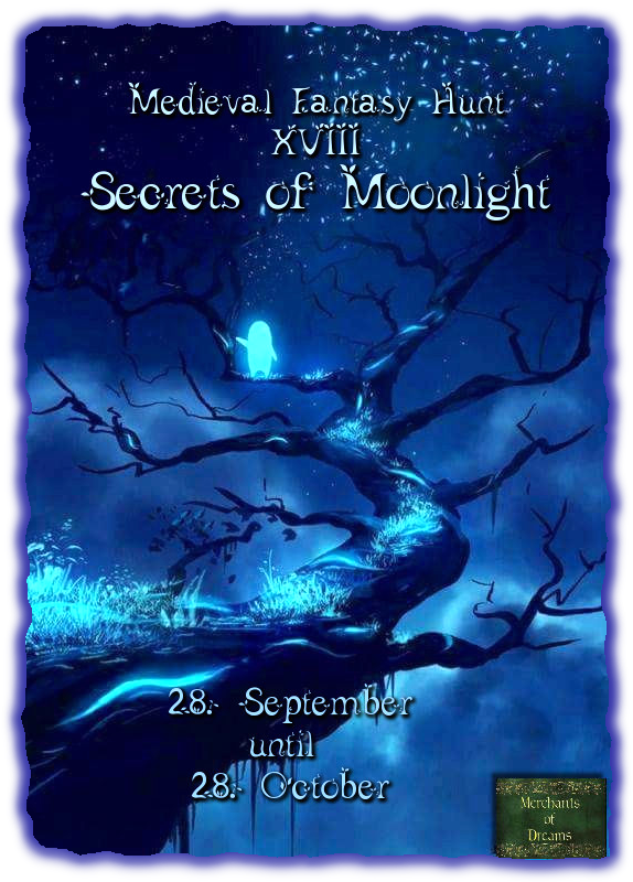 Mfh Xviii Secrets Of Moonlight - Paisajes De Fantasia En Azul (600x800), Png Download