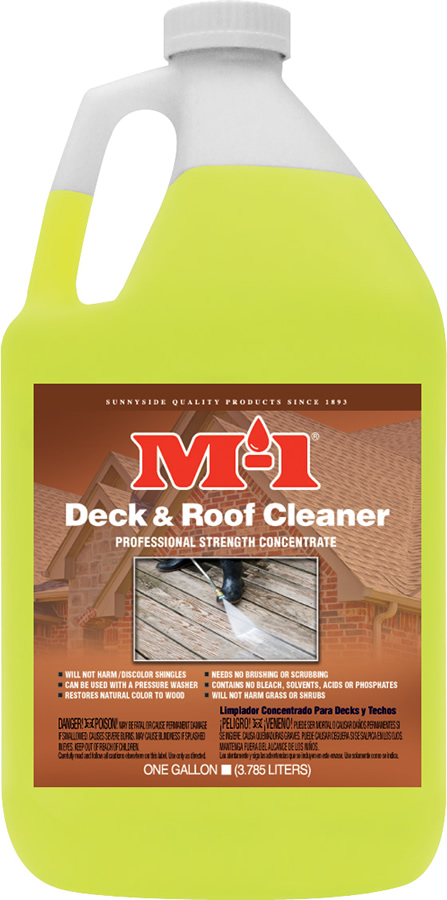 M-1 Deck & Roof Cleaner - M-1 Drc1g Deck & Roof Cleaner, 1 Gallon (447x900), Png Download