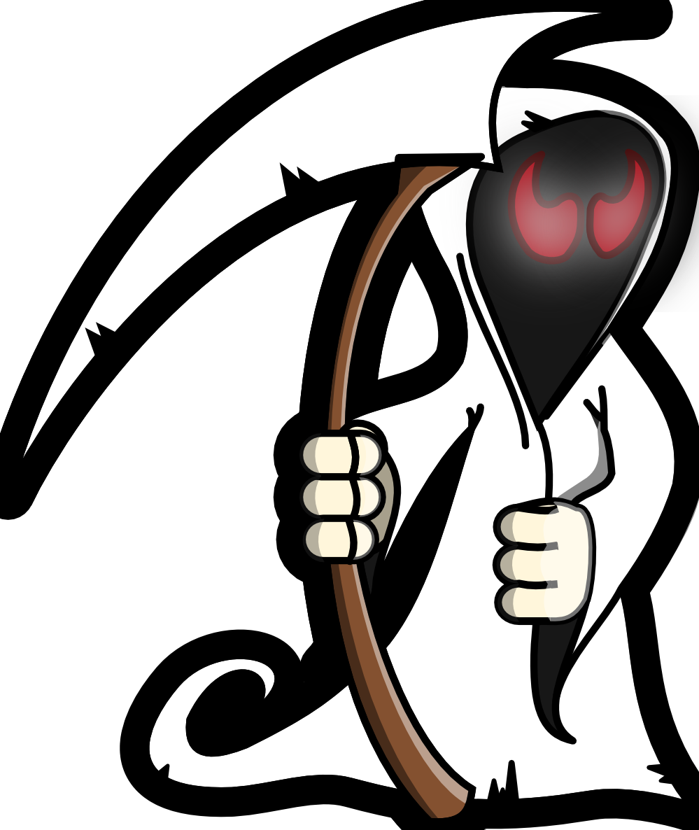 Reaper Clipart Phantom - Grim Reaper Logo Png (999x1186), Png Download