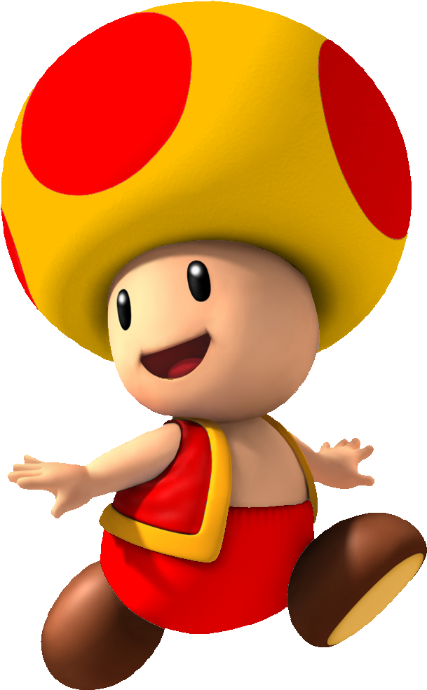 Fire Yellow Toad By Mr - Mushroom Super Mario Kart (646x1024), Png Download