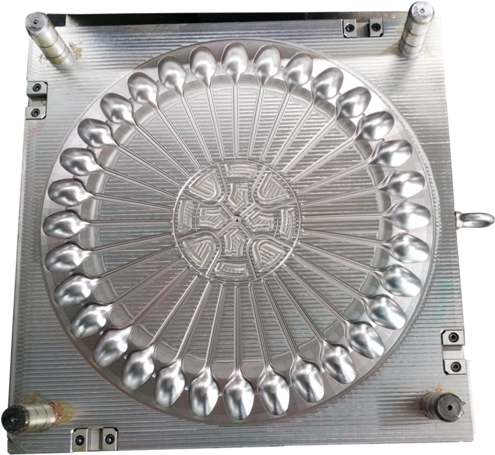 Spoon Round Mold - Molding (1000x904), Png Download