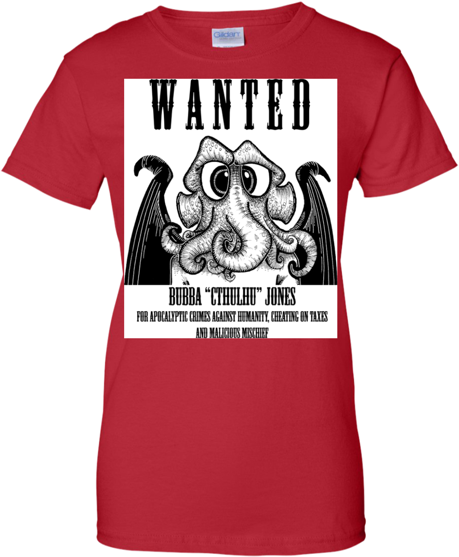 Ancient Greek Cthulhu Wanted Poster T-shirt Hoodie - Geschöpf Kennzeichnet Das Logo-shirt, Das Cthulhu Mauspads (1155x1155), Png Download