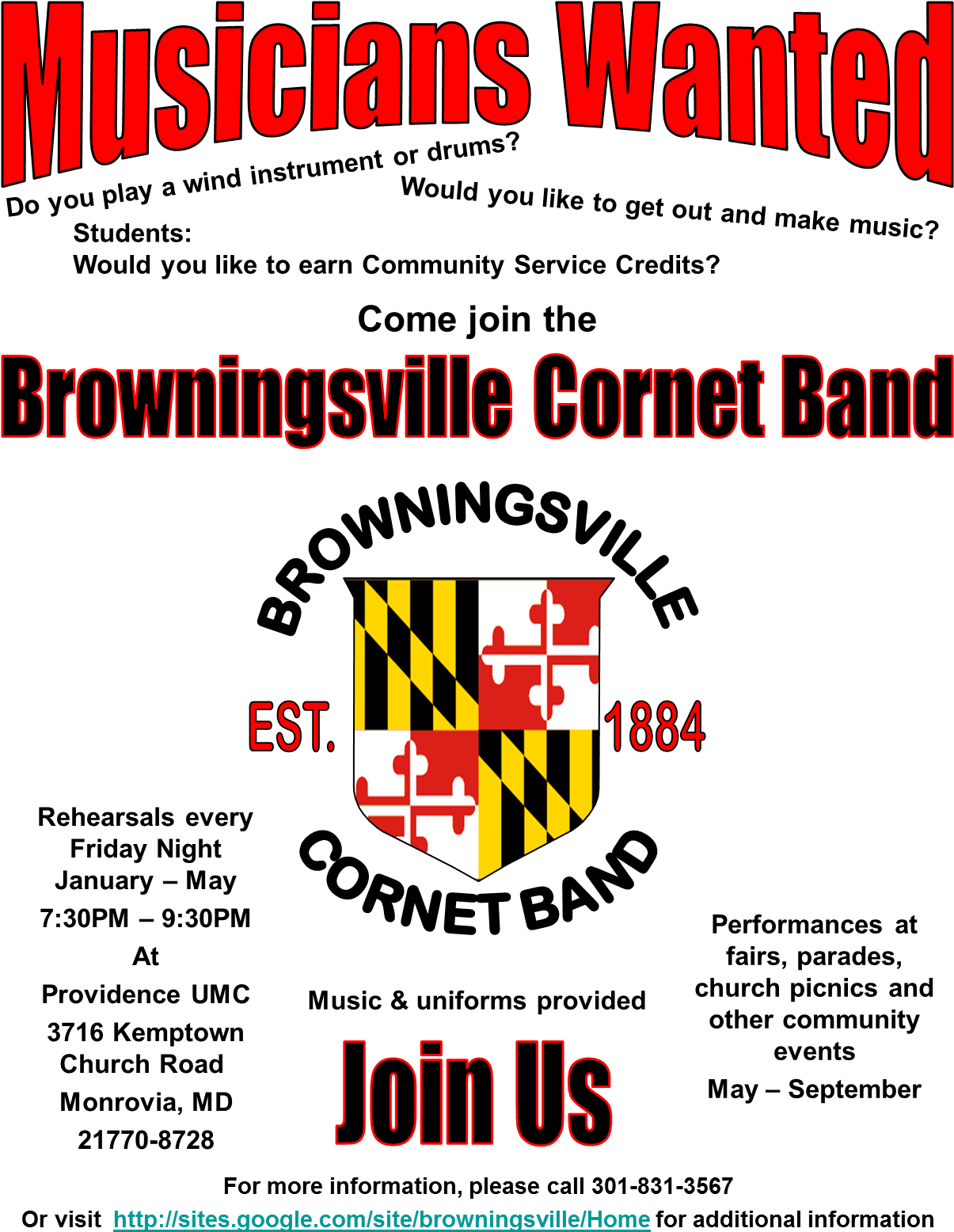 Musicians Wanted Flyer - Maryland State Flag - Letterpress - Lantern Press Artwork (1227x1573), Png Download