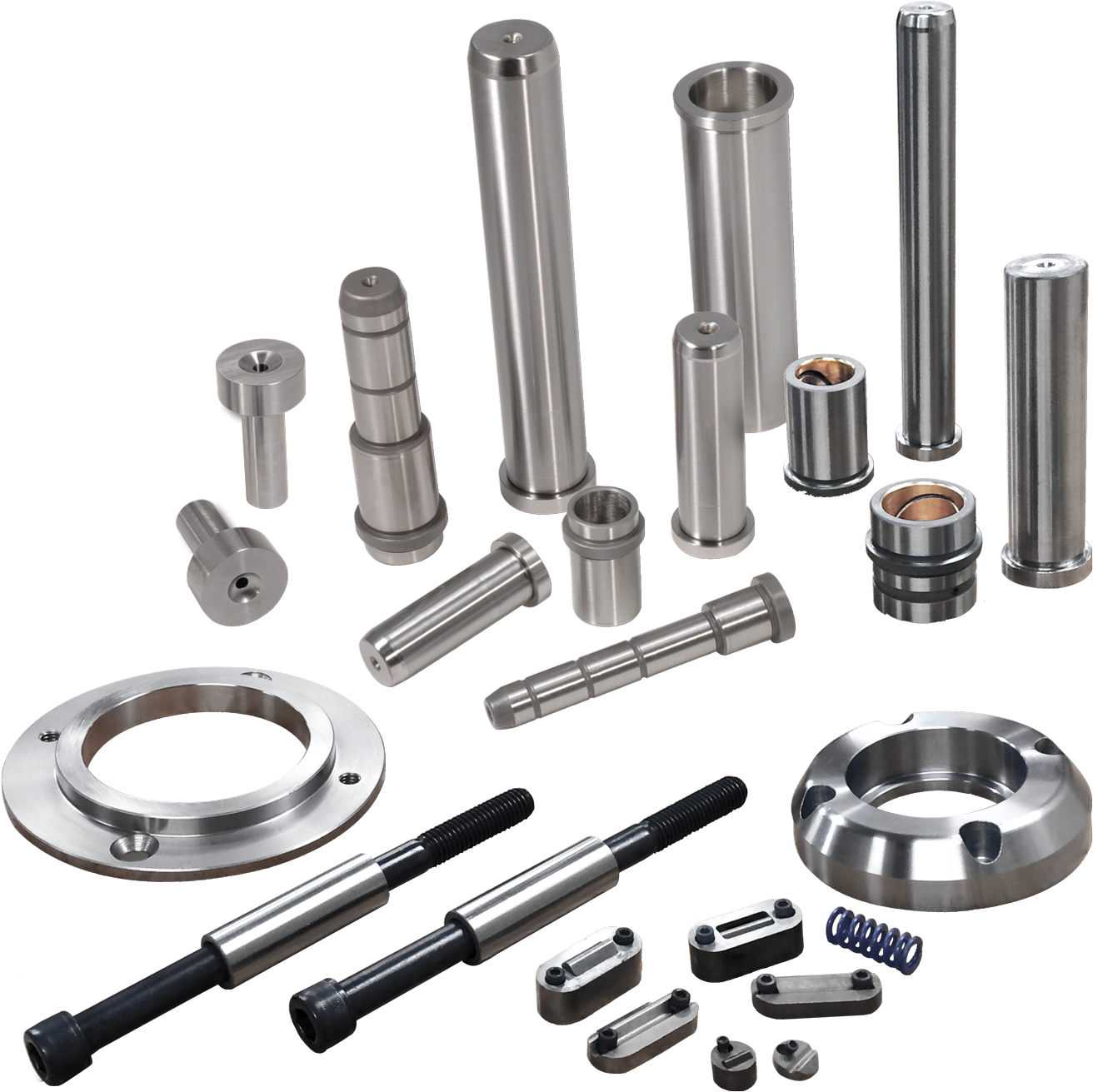 Product components. Mold spare Parts m16 Kalip Balama Set. Metal products. Components for Mold. Unscrewing cap Plastic Mold.