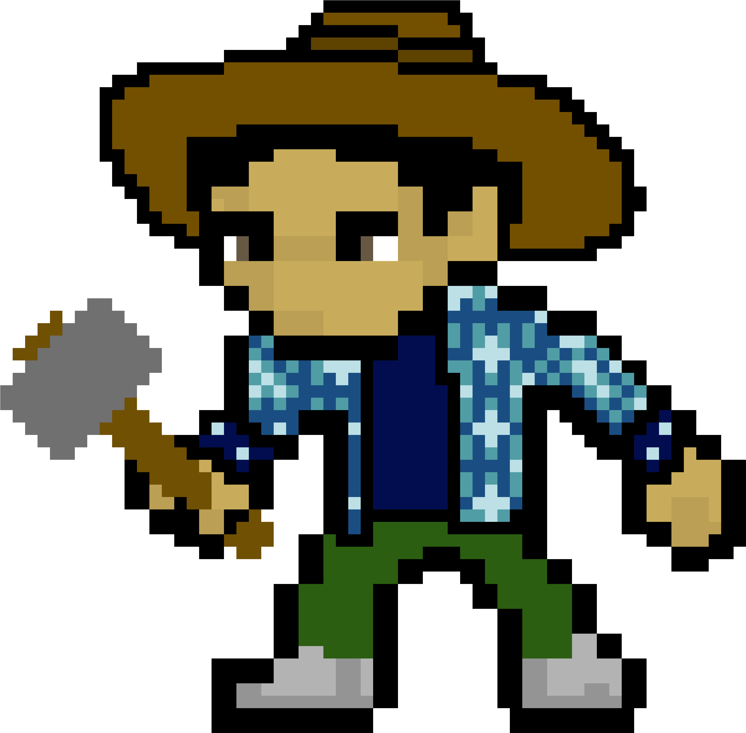 Jose The Dirty Immigrant Pixel Art By Levi - Pixel Art (3450x3200), Png Download