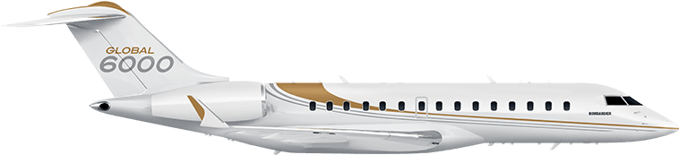 Global - Bombardier Global 6000 Png (900x250), Png Download