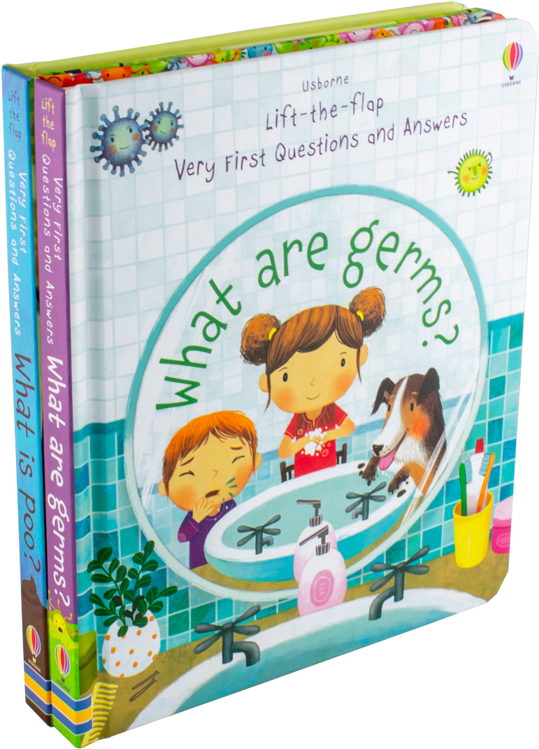 Usborne Lift The Flap Very First Questions And Answers - Germs? (very First Lift-the-flap Questions & Answers) (869x1100), Png Download